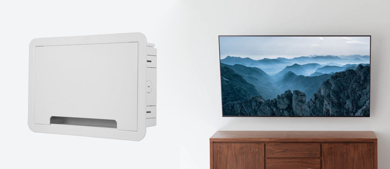 9-inch TV Media In-Wall Box